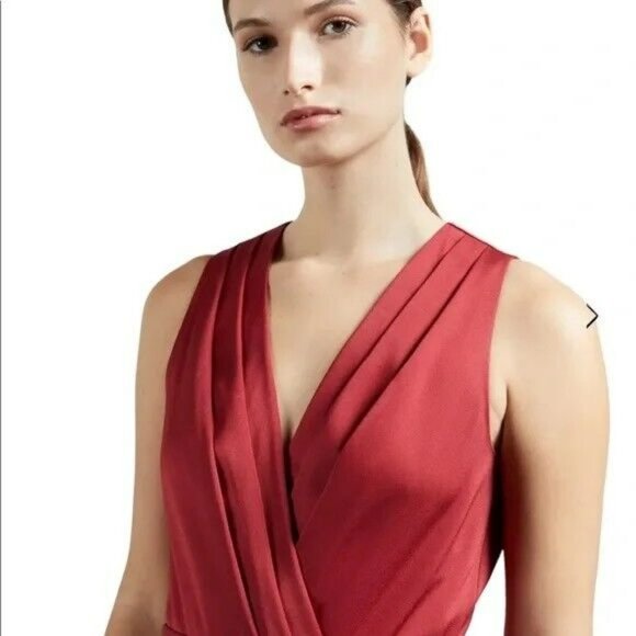 TED BAKER London CHRISEY Wrap Midi Dress-Size 2 (TB) (6US) - Picture 5 of 12
